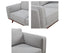 Petalsoft 2 + 3 Seater Sofa Set Fabric Uplholstered Lounge Couch - Grey