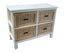 Hyssop Tallboy Wide 4 Chest of Drawers Cane Bedroom Kitchen Bathroom Storage