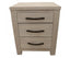 Foxglove Bedside Tables 3 Drawers Storage Cabinet Shelf Side End Table - White