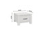 Foxglove Lamp Table 60cm Coffee Side Laptop Desk Bedside Sofa End - White