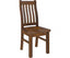 Umber Dining Chair Set of 2 Solid Pine Wood Home Dinner Furniture - Dark Brown