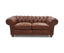 Sonny 2.5 Seater Genuine Leather Sofa Chestfield Lounge Couch - Butterscotch