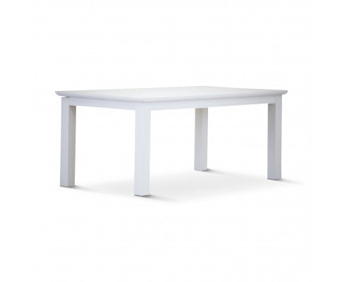 Laelia Dining Table 180cm Solid Acacia Timber Wood Coastal Furniture - White