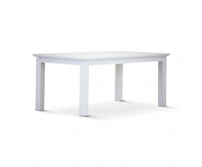 Laelia Dining Table 180cm Solid Acacia Timber Wood Coastal Furniture - White