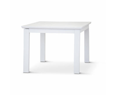 Laelia Dining Table 180cm Solid Acacia Timber Wood Coastal Furniture - White