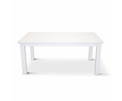 Laelia Dining Table 180cm Solid Acacia Timber Wood Coastal Furniture - White