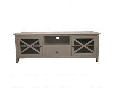 Daisy ETU Entertainment TV Unit 170cm Solid Acacia Wood Hampton - White