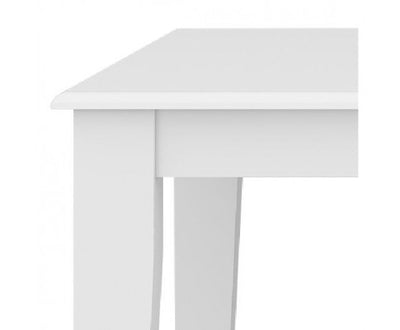 Daisy Dining Table 100cm Solid Acacia Timber Wood Hampton Furniture - White