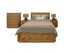 Rosemallow 4pc King Bed Frame Bedroom Suite Timber Bedside Tallboy Package Set