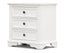 Celosia Bedside Table 3 Drawers Storage Cabinet Nightstand End Tables - White