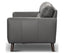 Downy Genuine Leather Sofa 2 Seater Upholstered Lounge Couch - Gunmetal