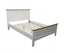 Lobelia Bed Frame Queen Size Mattress Base Solid Rubber Timber Wood - White