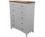 Lobelia Bedside Tallboy 3pc Bedroom Set Drawers Nightstand Storage Cabinet - WHT