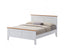 Lobelia 4pc Double Bed Suite Bedside Tallboy Bedroom Furniture Package - White