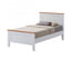 Lobelia 4pc King Single Bed Suite Bedside Tallboy Bedroom Furniture Package -Wht