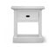 Beechworth Bedside Tables 1 Drawer Storage Cabinet Shelf Side End Table - White