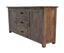 Aksa Buffet Table 175cm 2 Door 3 Drawer Solid Mango Timber Wood