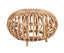 Mimosa 64cm Rattan Round Side Sofa End Table - Natural