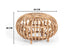 Mimosa 64cm Rattan Round Side Sofa End Table - Natural