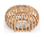 Mimosa 64cm Rattan Round Side Sofa End Table - Natural