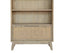 Grevillea Bookshelf Bookcase 4 Tier Drawers Solid Acacia Timber Wood - Brown