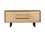 Aconite Buffet Table 180cm 2 Door 3 Drawer Solid Messmate Timber Wood - Natural