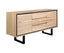 Aconite Buffet Table 180cm 2 Door 3 Drawer Solid Messmate Timber Wood - Natural