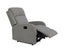 Maxcomfy Fabric Manual Recliner Lounge Arm Chair - Light Grey