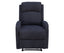 Maxcomfy Fabric Manual Recliner Lounge Arm Chair - Dark Grey