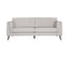 Nooa 3 Seater Sofa Fabric Uplholstered Lounge Couch - Stone