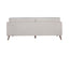 Nooa 3 Seater Sofa Fabric Uplholstered Lounge Couch - Stone