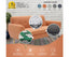 Dane 3 + 1 + 1 Seater Fabric Upholstered Sofa Armchair Lounge Couch - Orange