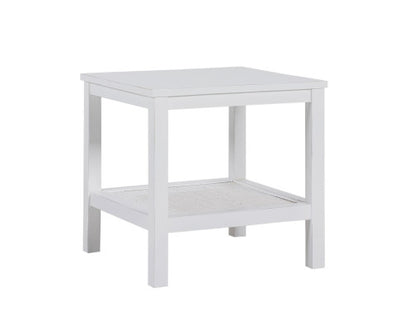 Jasmine Coffee Side Table Laptop Desk Bedside Sofa End Tables Mindi Wood - White