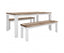 Orville 3pc Dining Set 1.8m Table 1.5m Bench Solid Acacia Timber - Multi Color