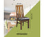 Birdsville PU Seat Dining Chair Set of 2 Solid Ash Wood Dining Furniture -Brown