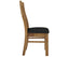 Birdsville PU Seat Dining Chair Set of 2 Solid Ash Wood Dining Furniture -Brown