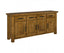 Teasel Buffet Table 191cm 4 Door 4 Drawer Solid Pine Timber Wood - Rustic Oak