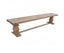 Gloriosa Dining Bench 230cm 3 Person Chair Solid Mango Timber Wood - Honey Wash