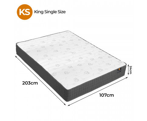 Boxed Comfort Pocket Spring Mattress King Single