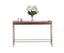 Wooden Iron Narrow Hallway Console Table with Finial Legs