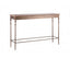 Wooden Iron Narrow Hallway Console Table with Finial Legs