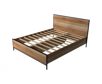 Mascot Bedframe Queen Size Oak