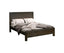 Bed Frame King Size in Solid Wood Veneered Acacia Bedroom Timber Slat in Chocolate