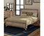 King Size Silver Brush Bed Frame in Acacia Wood Construction