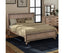 King Size Silver Brush Bed Frame in Acacia Wood Construction