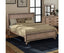 Queen Size Silver Brush Bed Frame in Acacia Wood Construction