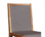 2X Galaxy Dining Chair Grey and Ash Colour