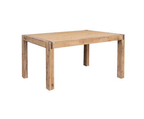 Dining Table 210cm Large Size with Solid Acacia Wooden Base in Oak Colour