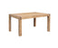 Dining Table 180cm Medium Size with Solid Acacia Wooden Base in Oak Colour