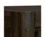 Hall Table 2 Storage Drawers Solid Acacia Wooden Frame Hallway in Chocolate Color